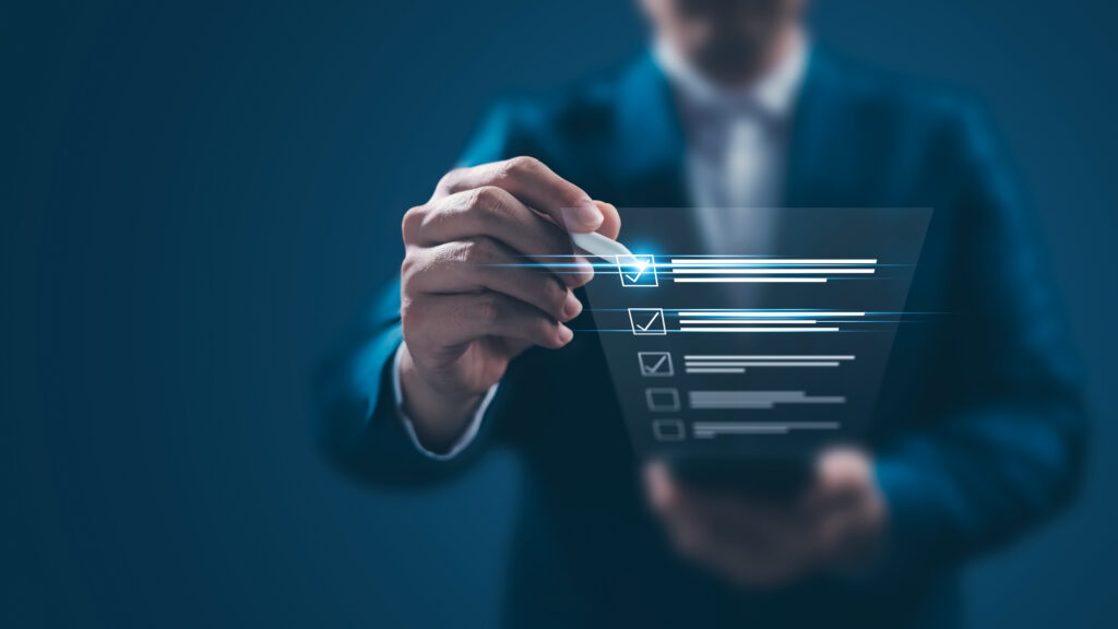 Business Performance Monitoring Concept, Businessman Using Smart | INFYRAS