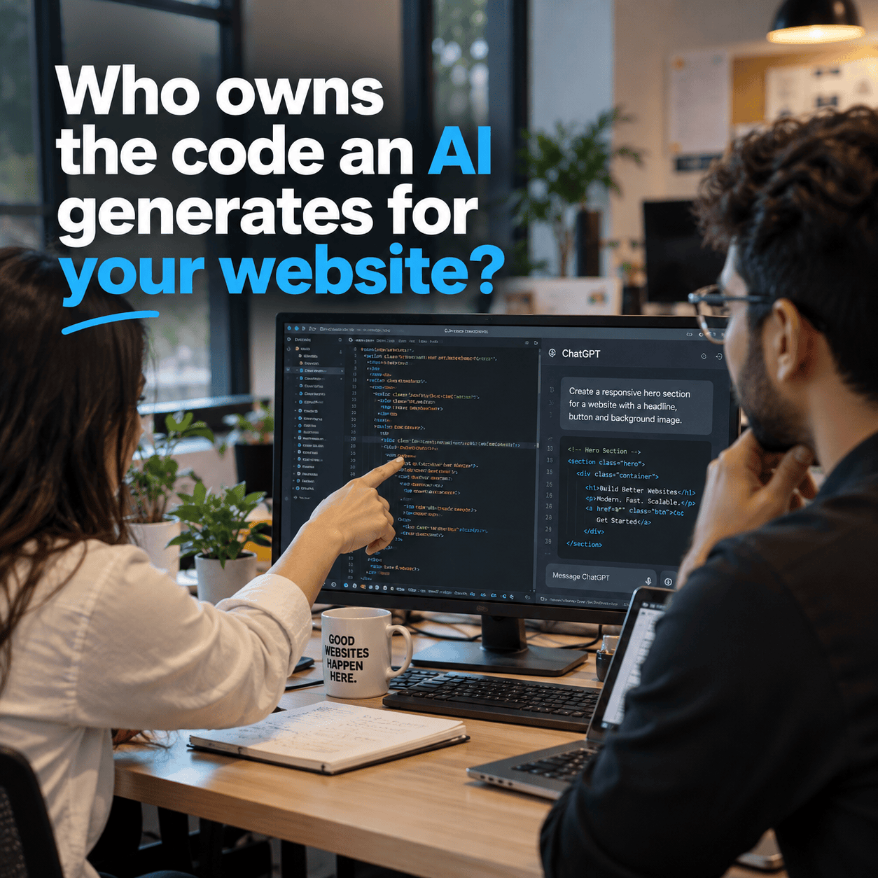 AI Can Generate a Website. But Who Owns the Code?