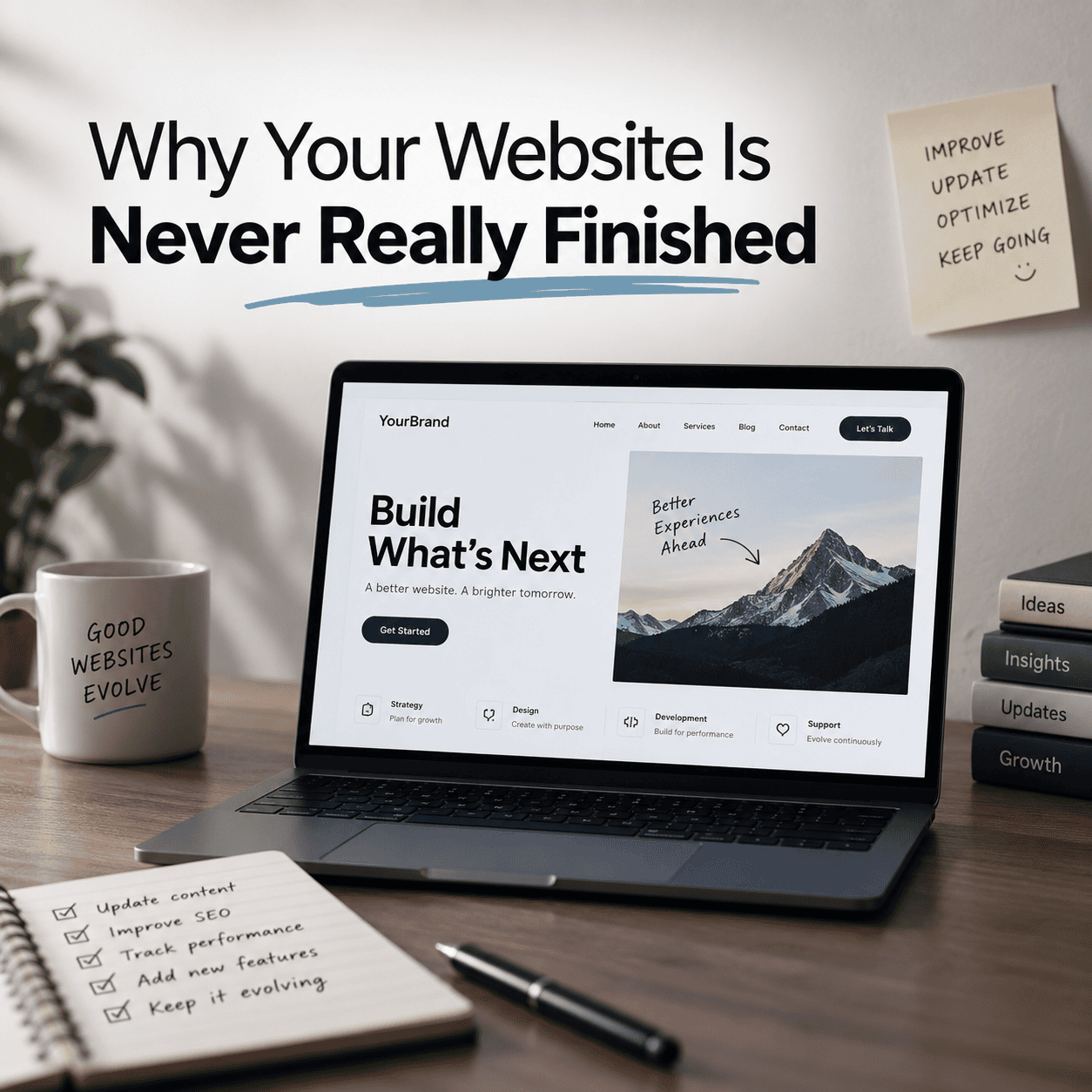 A Website Is Never Really Finished